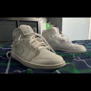 Air jordan 1’s white size 9.5
